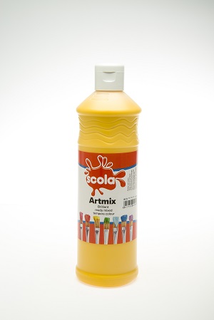 SCOLA 600ML POSTER PAINT YLW (AM600/21)